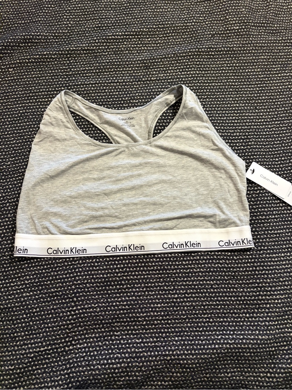 Calvin Klein QF5116 Modern Cotton Unlined Bralette
Grey Heather